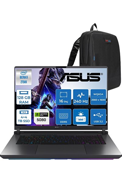 ASUS Rog Strix G16 G615LW Intel® Core™ Ultra 9 Processor 275HX Aı Ddr5 128GB ...