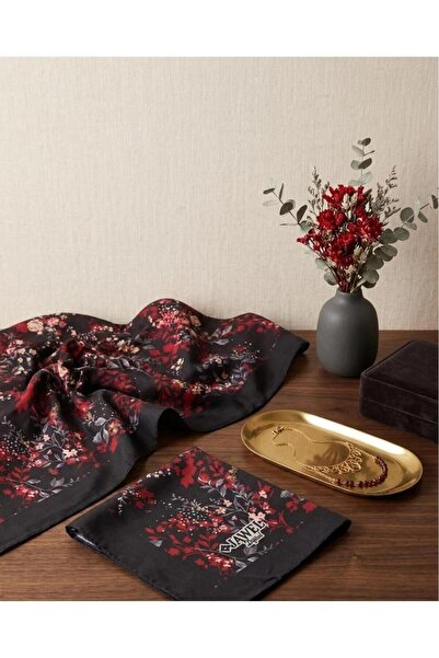 w white stars sports & wear Jawel Floral Motif Cotton Soft Shawl