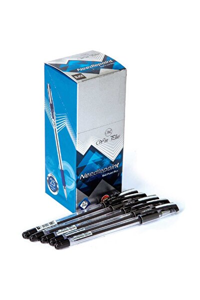 winplus Win Plus Pen Black Needle Point 0.7mm 25's