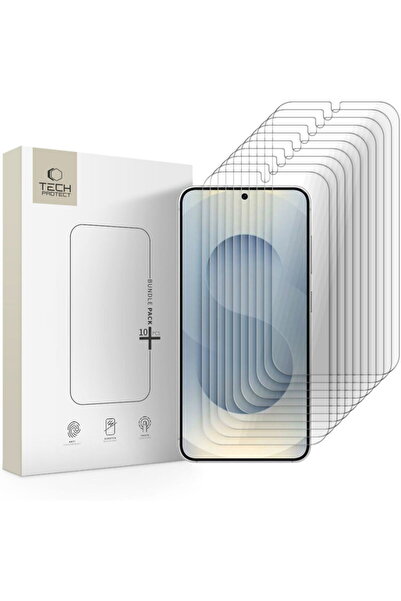 Tech-Protect Husa Folie PACHET 10 GALAXY S24 / S25 TRANSPARENTĂ
