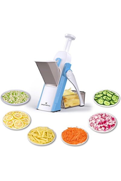 Generic ONCE FOR ALL Mandoline Vegetable Slicer, Adjustable, Potato, Onion, a...