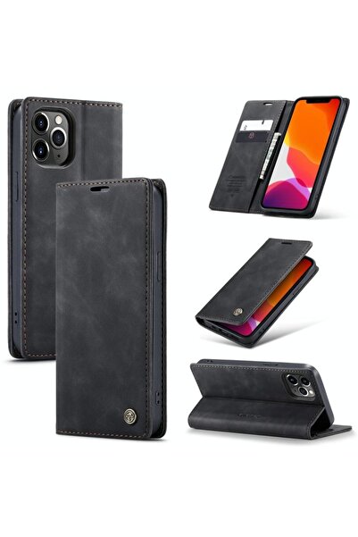Caseme 013 Retro Θήκη Βιβλίο Black (Apple iPhone 12 Pro Max)
