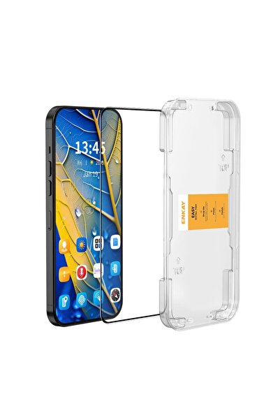 ENKAY Samsung Galaxy S24 FE 5G Easy Install Full Tempered Glass με Οδηγό Τοπο...