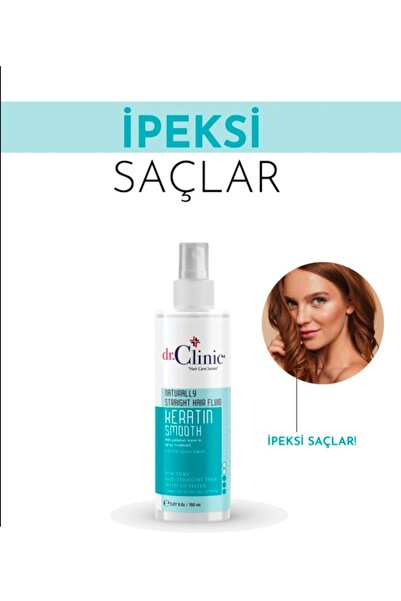 Dr. Clinic keratin suyu saç açıci kolay tarama sağlayan ve güçlendiren sprey
