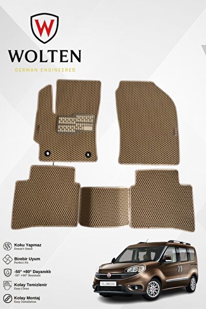 w wolten german engineered DOBLO-FİAT-(2010-2022) İÇİN EVA İÇ PASPAS TAKIMI (...
