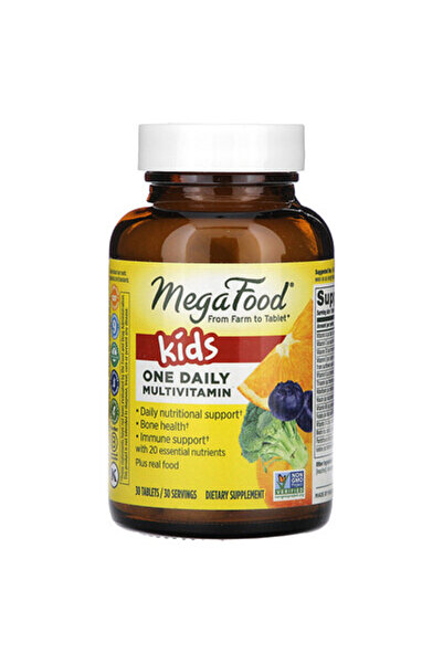 MEGAFOOD Kids One Daily Multivitamin 30 Tablets