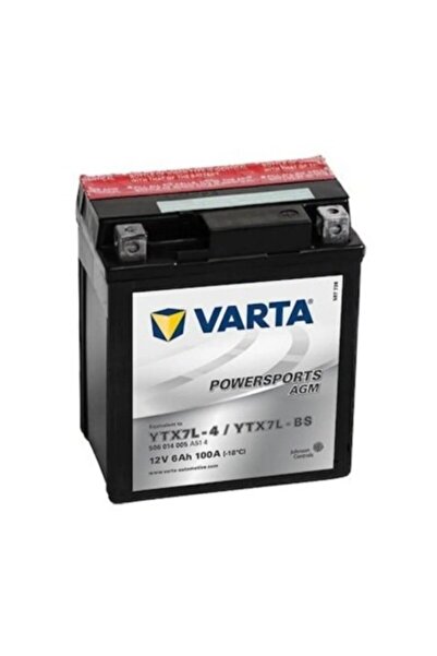 Varta YTX7L-BS 12V6.3AH Bakımsız Motosiklet Aküsü