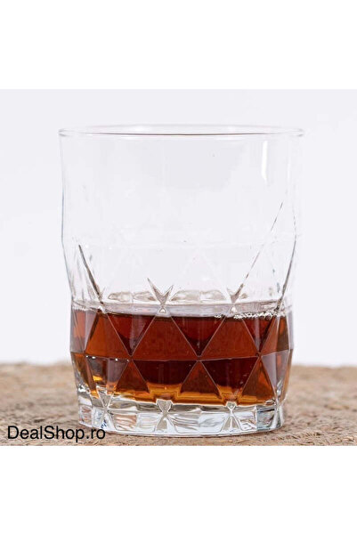 dealshopromania Set de 6 pahare de sticlă Keops 366, 345 ml, cu design elegan...