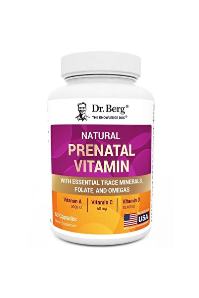 Dr. Berg Nutritional Prenatal Multivitamin 60 Kapsül takviye edici gıda