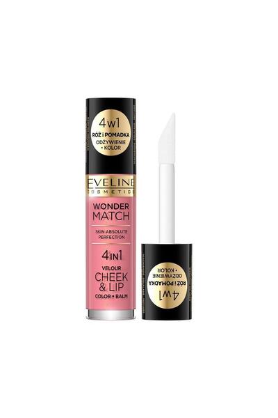Eveline Cosmetics , Wonder Match 4 σε 1, Βάλσαμο για Χείλη & Μάγουλα 2 σε 1, ...