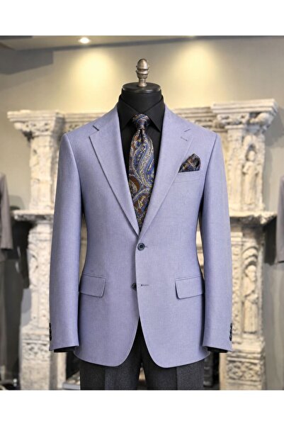 ilayda emir Men'S, Stylish Single Jacket, Slim Fit, Luxurious Fabric, 6 Drop