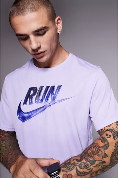 Nike Dri-Fit Run Energy Miler Ss Erkek Spor Tişört