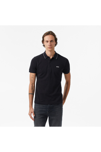BOSS Paule 4 Erkek Lacivert Polo