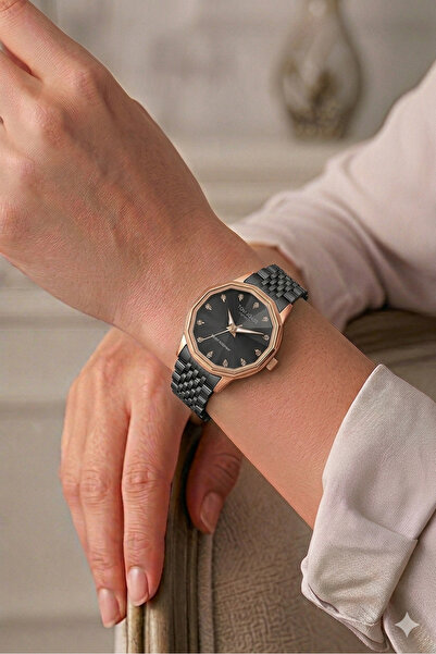 Tom Jones London Luxury Design Stone Round Dial Steel Band Steel Case Women W...