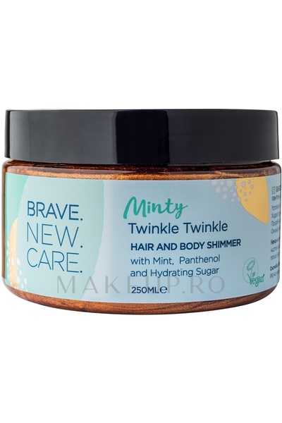 Brave New Hair Ser par Color, Μέντα Λαμπερό Λάμψη Σώματος 250 ml