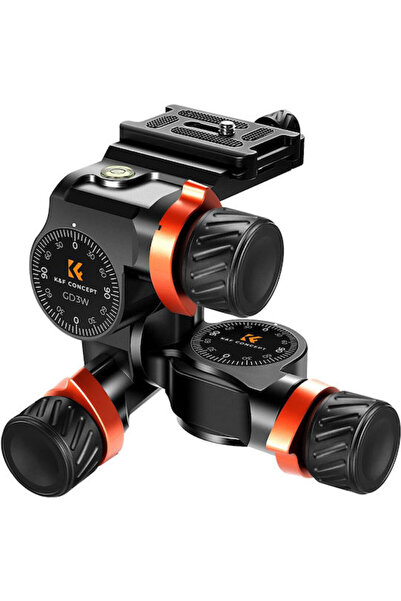 K&F CONCEPT GD3W Κεφαλή Τριπόδου με Μηχανισμό (KF31.047)