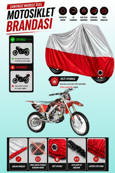 Cemku Twin Top Gray - Bottom Red Apachi 4V Cross Compatible Engine Cover, Rea...
