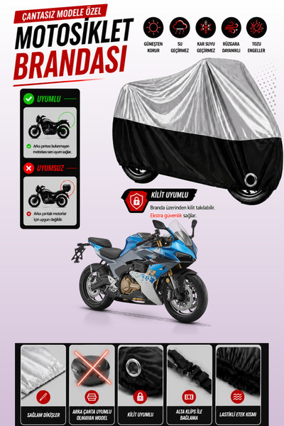 Cemku Twin Top Gray - Bottom Black Rks Srk550 Rs Compatible Engine Cover, Rea...