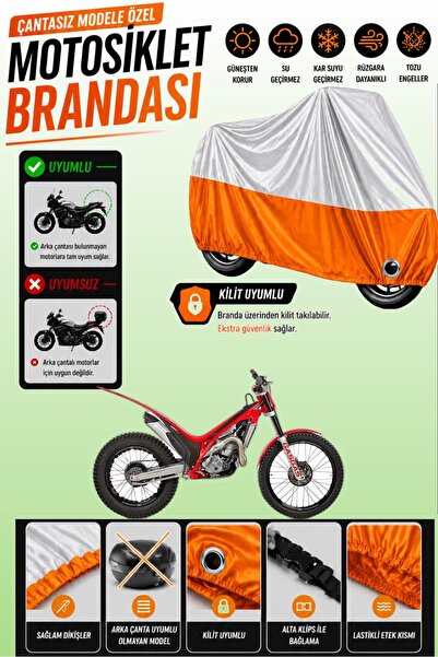 Cemku Twin Top Gray - Bottom Orange Gas Gas Txt Pro 250 Compatible Engine Cov...