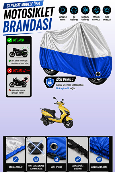 Cemku Twin Top Gray - Bottom Blue Rks Boler.O 50 Compatible Engine Cover, Rea...