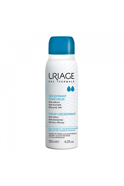 Uriage Αποσμητικό σπρέι με πέτρα αλουμίνας, Uriage, Deo Spray, 125 ml