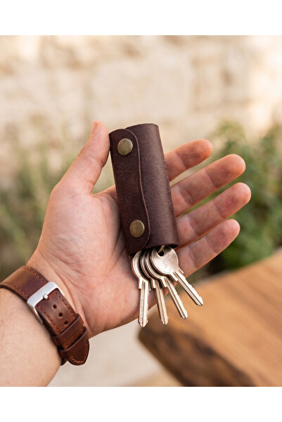 BUO Leather Hakiki Deri Anahtarlık