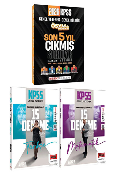 İndeks Akademi İndeks 2026 KPSS ÖSYM'nin İndeksi Son 5 Yıl Çıkmış Sorular+ Ya...