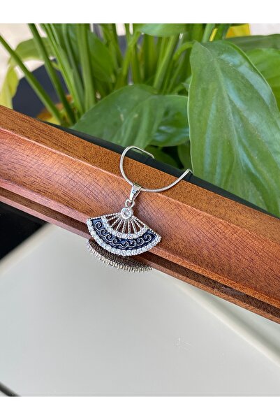 Manolia Jewels Çelik Yelpaze Kolye Silver