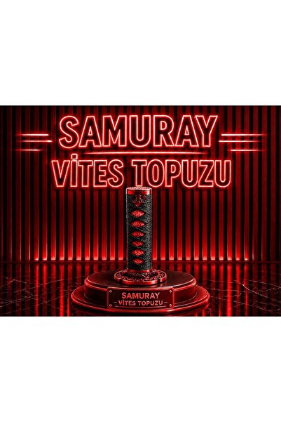 LIGHTNIX Kırmızı Özel Tasarım Metal Vites Topuzu Universal Manuel Yüksek Kali...