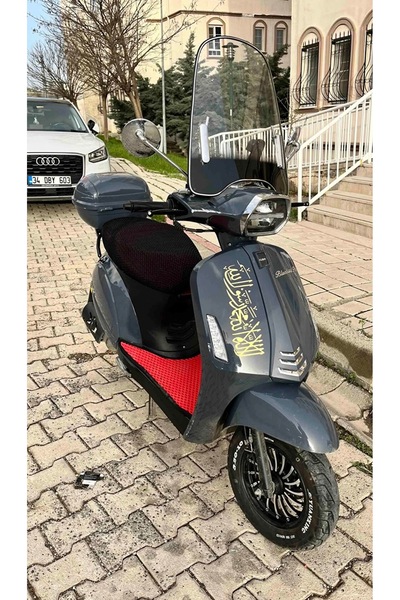İŞCAN MOTOR Kuba Bluebrid Scooter İçin Gold Renk Kelime-i Tevhid Etiket Etike...