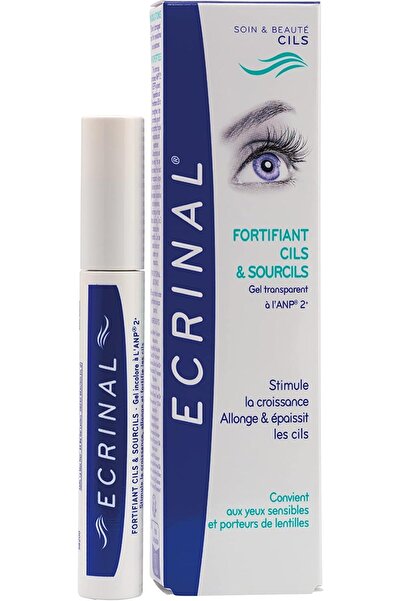 Ecrinal ANP 2+ Eyelash Fortifying Gel, 3-in-1 Serum for Lashes & Brows, 9ml
