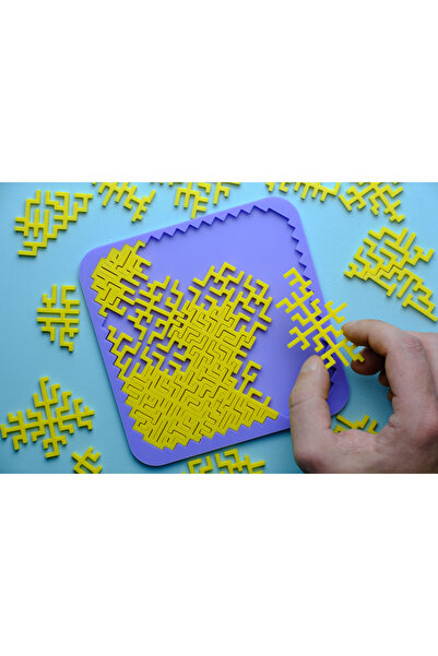 Zervano 3D Yazıcı Baskılı Zorlu Zeka Bulmacası - İmkansız Geometrik Puzzle & ...