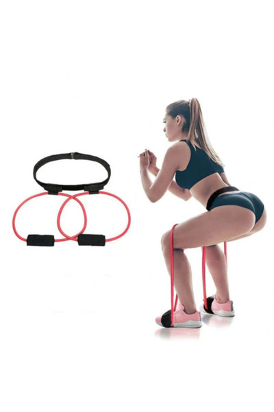 unbranded Bandă elastică fitness pentru fesieri, booty trainer, rezistență an...