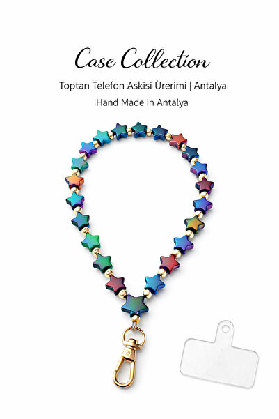 Case collection Telefon Askısı Telefon İpi Boncuklu Charm İncili Bileklik Apa...