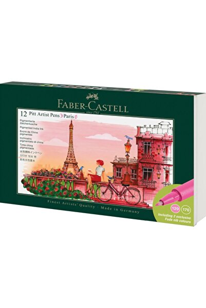 Faber Castell Комплект от 12 маркера Pitt Artist Cities Paris