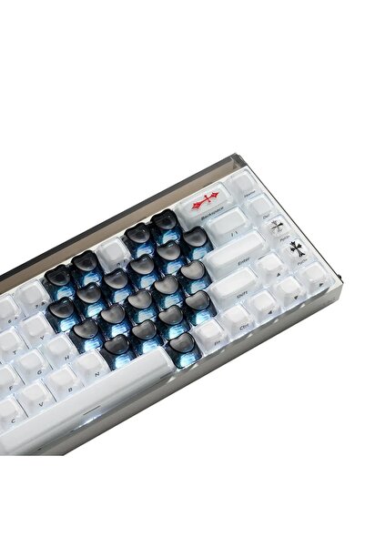 Meyer Gaming XVX Optic Heart 21-Tuşlu Şeffaf Keycaps Obsidian Tuş Takımı Seti