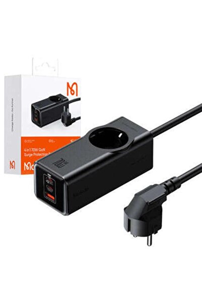 Mcdodo Incarcator de retea 4 in 1 cu prelungitor Super Cube Schuko, 2x Tip-C,...