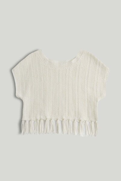 MOTHERCARE تي شيرت كروشيه أبيض