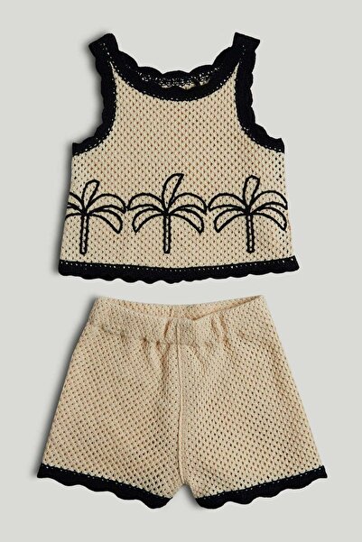 MOTHERCARE طقم سترة كروشيه وشورت