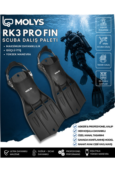 MOLYS RK3 PRO FIN SCUBA DALIŞ PALETİ