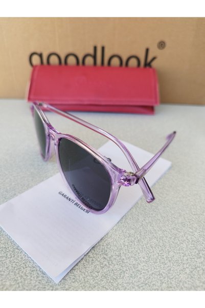 goodlookglasses Goodlook Gl302 C84 54 Ekartman Purple Polarized Women's Sunglasses