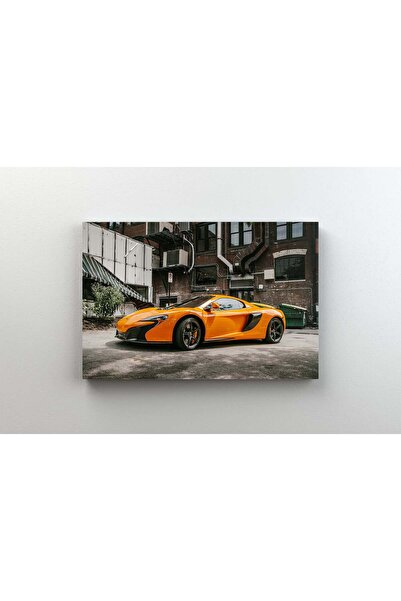 Efect Canvas Tablou Canvas - McLaren 650S Portocaliu
