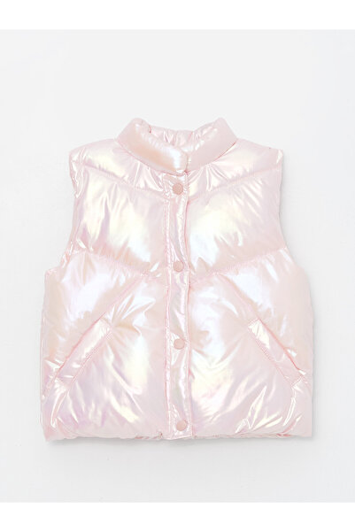 LC Waikiki Grandad Collar Basic Baby Girl Puffer Vest