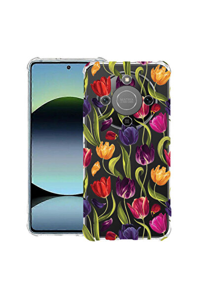 bestcase Αντικραδασμική Θήκη για Honor Magic8 Lite, Φλοράλ - Σχέδιο Τουλίπας,...