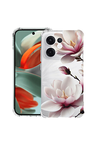 bestcase Intelli® Husa Anti Shock Case For OPPO Reno15F / FS, Floral - Pink M...
