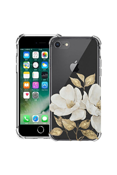 bestcase Husă Antișoc pentru Apple iPhone SE 3 / SE 2 / 8 / 7, Florală - Came...