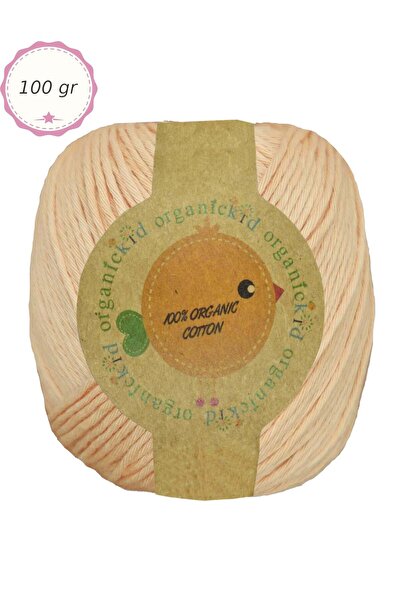 OrganicKid Organik Pamuk Amigurumi Punch 100 gr El Örgü İpi 525 Ten Rengi (Tan)