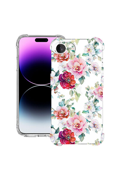 bestcase Αντικραδασμική Θήκη για Apple iPhone 16e / 17e, Φλοράλ - Σχέδιο Καμέ...