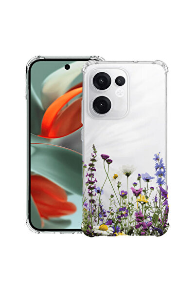 bestcase Husă Antișoc pentru OPPO Reno13, Florală - Flori sălbatice, 2051629 ...