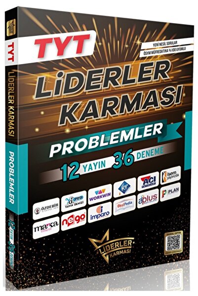 LİDERLER KARMASI TYT Problemler Video Çözümlü 12 Yayın 36 Deneme
